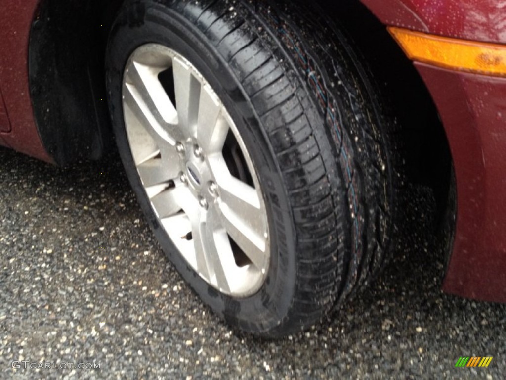 2007 Fusion SEL V6 AWD - Merlot Metallic / Camel photo #2