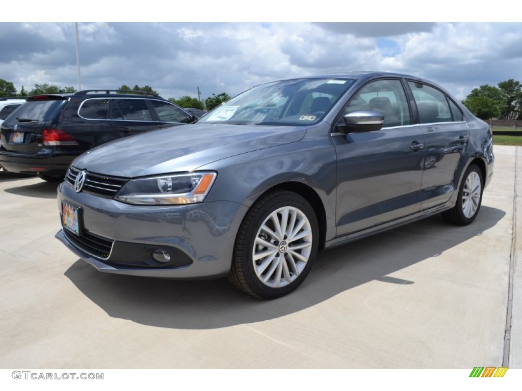 2014 Jetta SEL Sedan - Platinum Gray Metallic / Titan Black photo #1