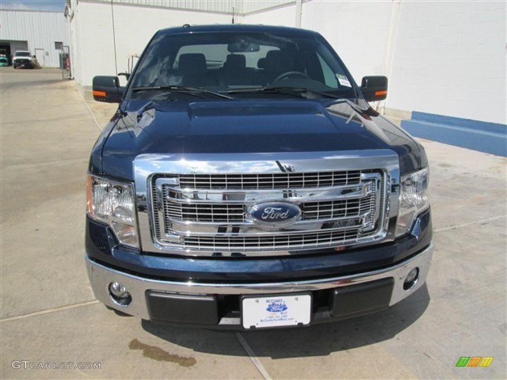 2014 F150 XLT SuperCrew - Blue Jeans / Steel Grey photo #1