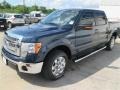 2014 Blue Jeans Ford F150 XLT SuperCrew  photo #2