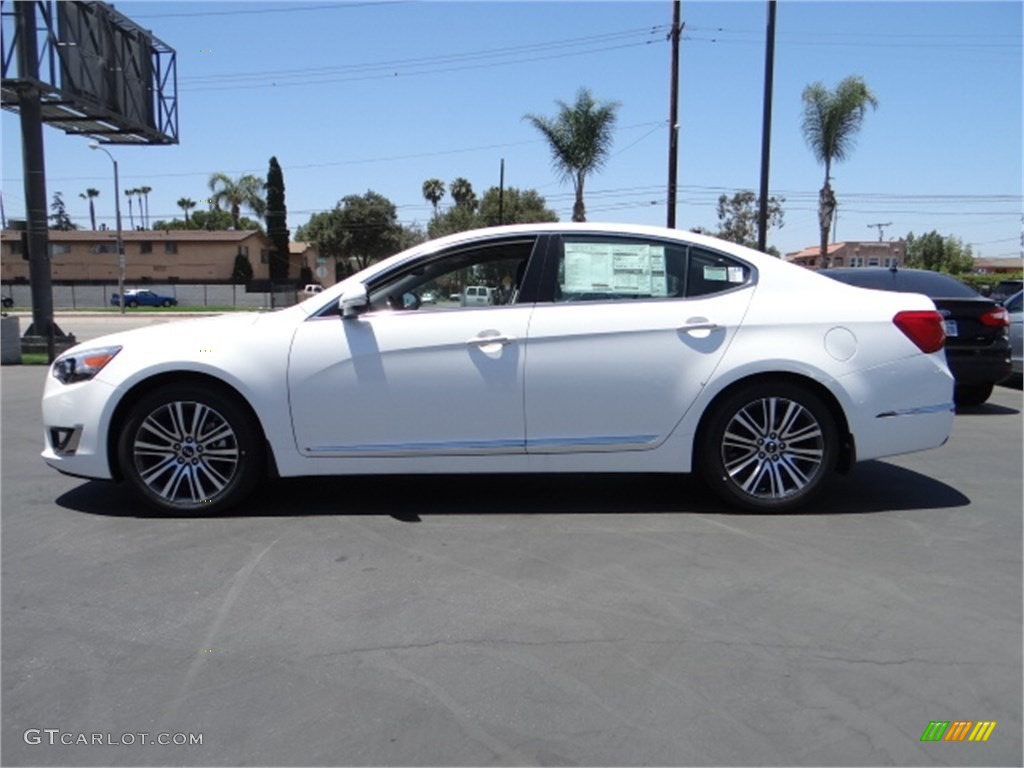 2014 Cadenza Premium - Snow White Pearl / Black photo #5