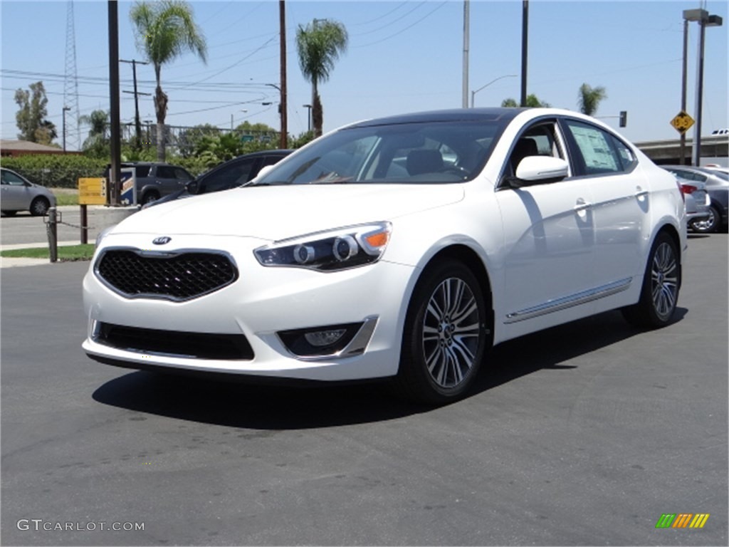 2014 Cadenza Premium - Snow White Pearl / Black photo #6
