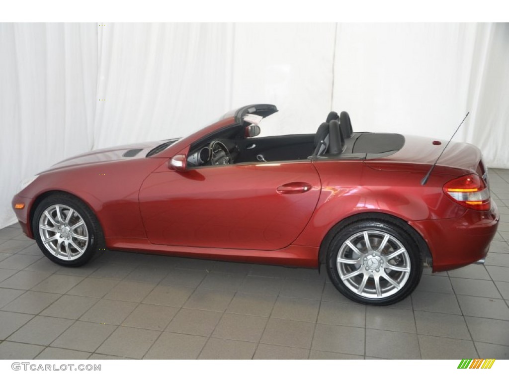 Firemist Red Metallic 2006 Mercedes-Benz SLK 350 Roadster Exterior Photo #94028083