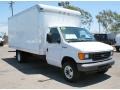 Oxford White 2006 Ford E Series Cutaway E350 Commercial Moving Van