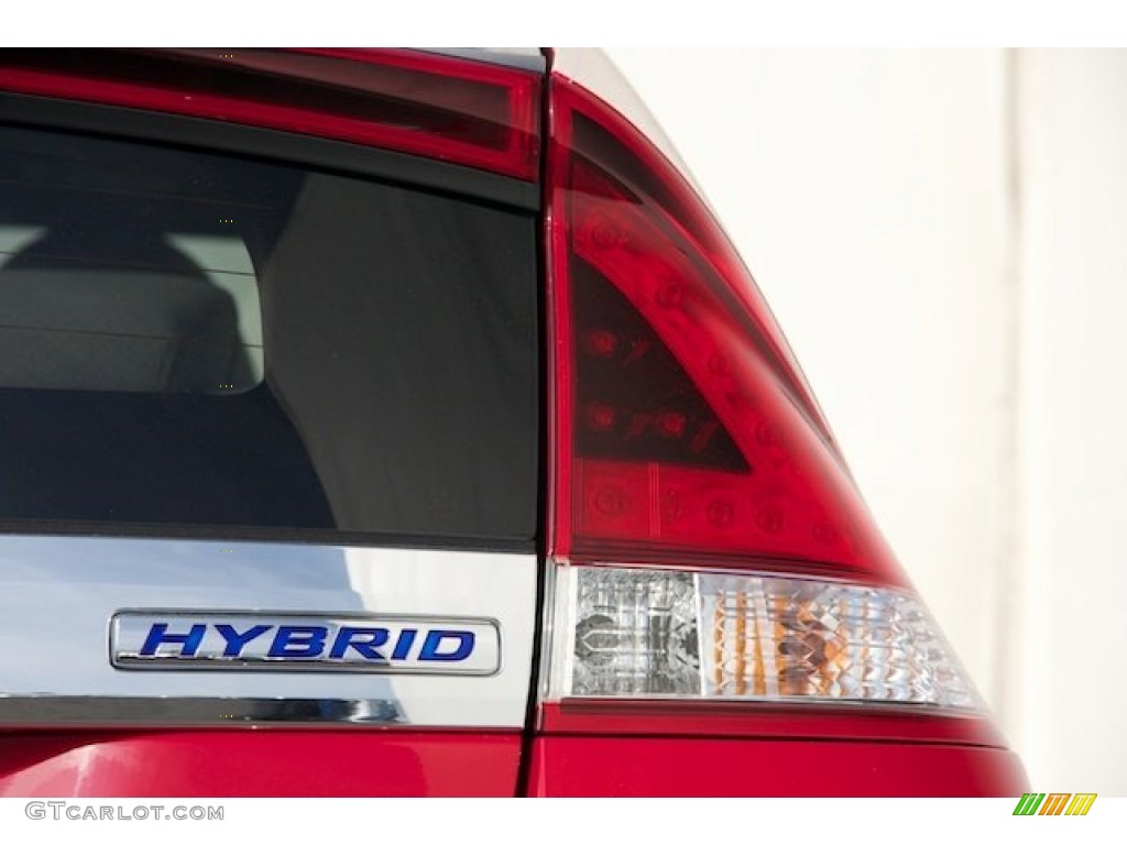 2014 Insight Hybrid - Milano Red / Gray photo #4