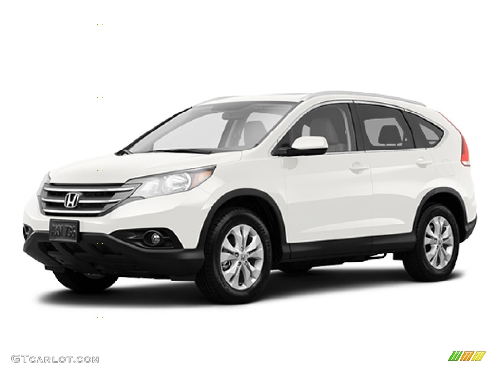 2014 CR-V EX-L - White Diamond Pearl / Beige photo #22