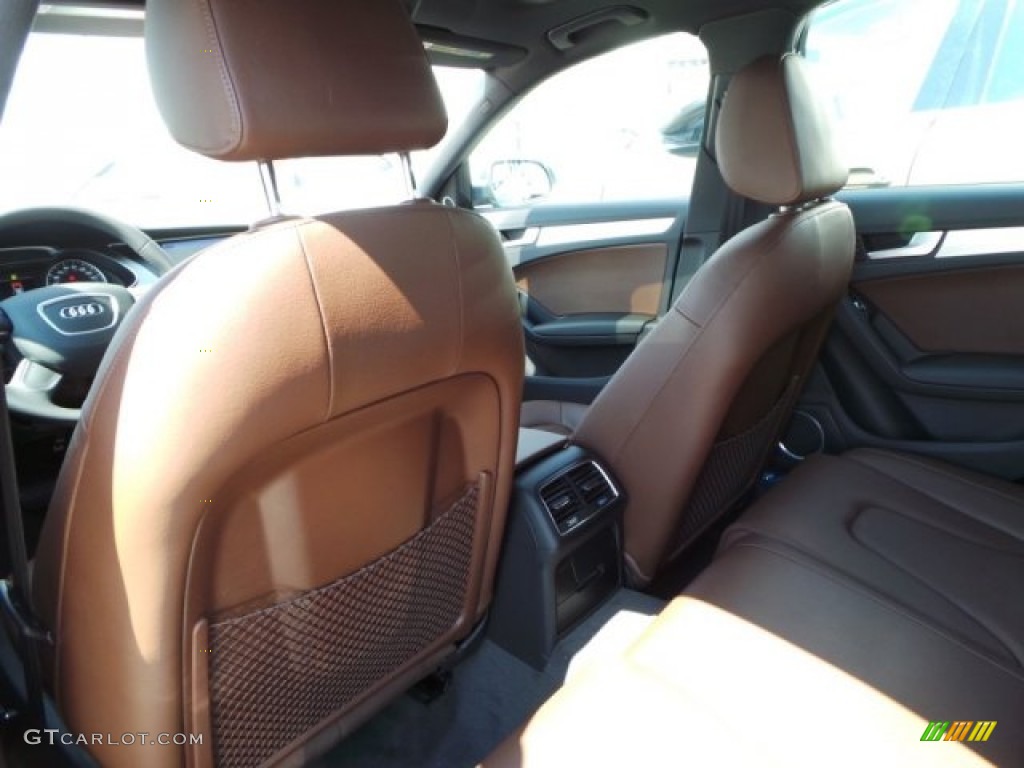 2014 A4 2.0T quattro Sedan - Monsoon Grey Metallic / Chestnut Brown/Black photo #20