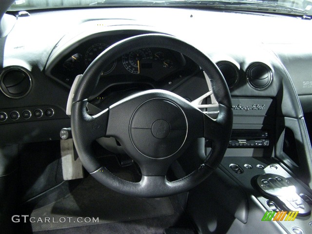2004 Lamborghini Murcielago Coupe Black Steering Wheel Photo #94035