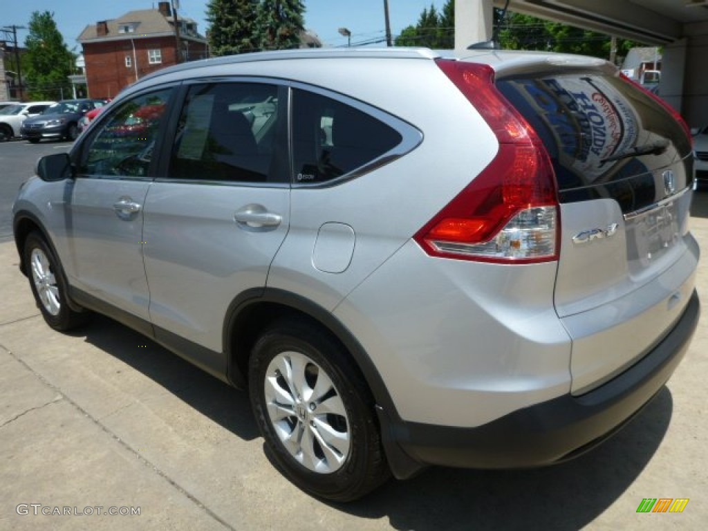 2012 CR-V EX-L 4WD - Alabaster Silver Metallic / Black photo #10