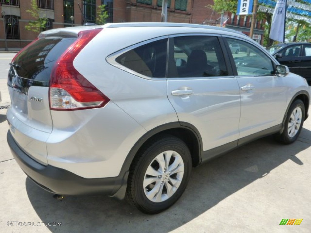 2012 CR-V EX-L 4WD - Alabaster Silver Metallic / Black photo #12