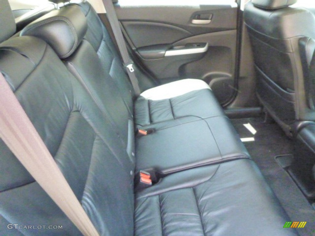 2012 CR-V EX-L 4WD - Alabaster Silver Metallic / Black photo #14