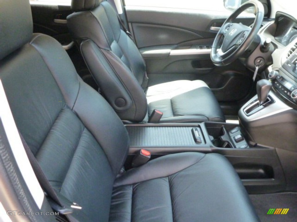 2012 CR-V EX-L 4WD - Alabaster Silver Metallic / Black photo #17