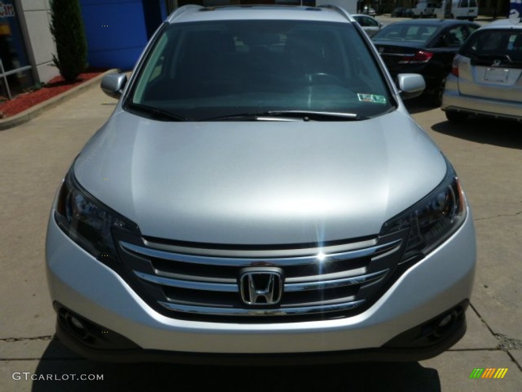 2012 CR-V EX-L 4WD - Alabaster Silver Metallic / Black photo #18