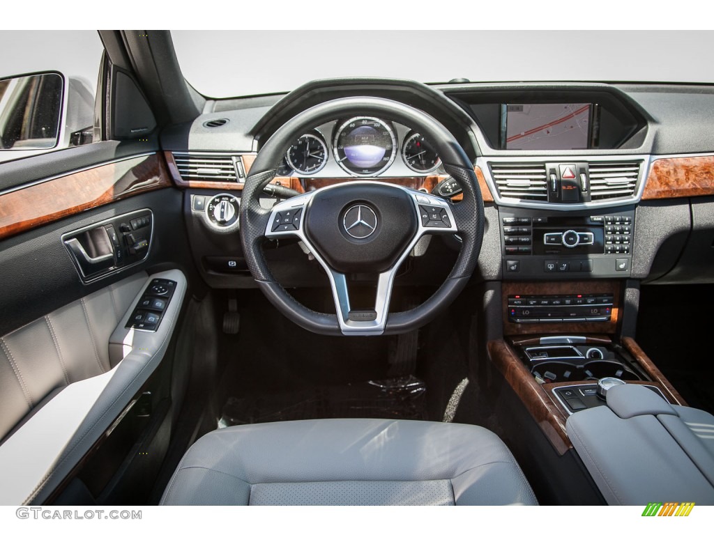 2013 Mercedes-Benz E 350 Sedan Ash/Dark Grey Dashboard Photo #94034194