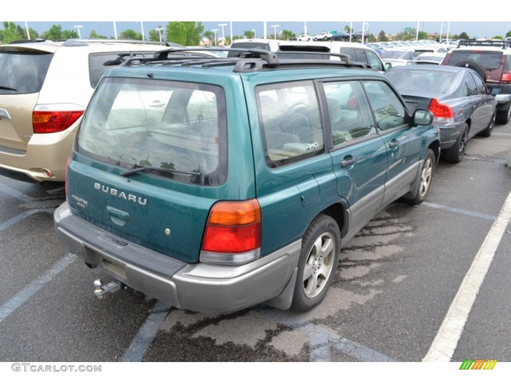 1999 Forester S - Acadia Green / Beige photo #2