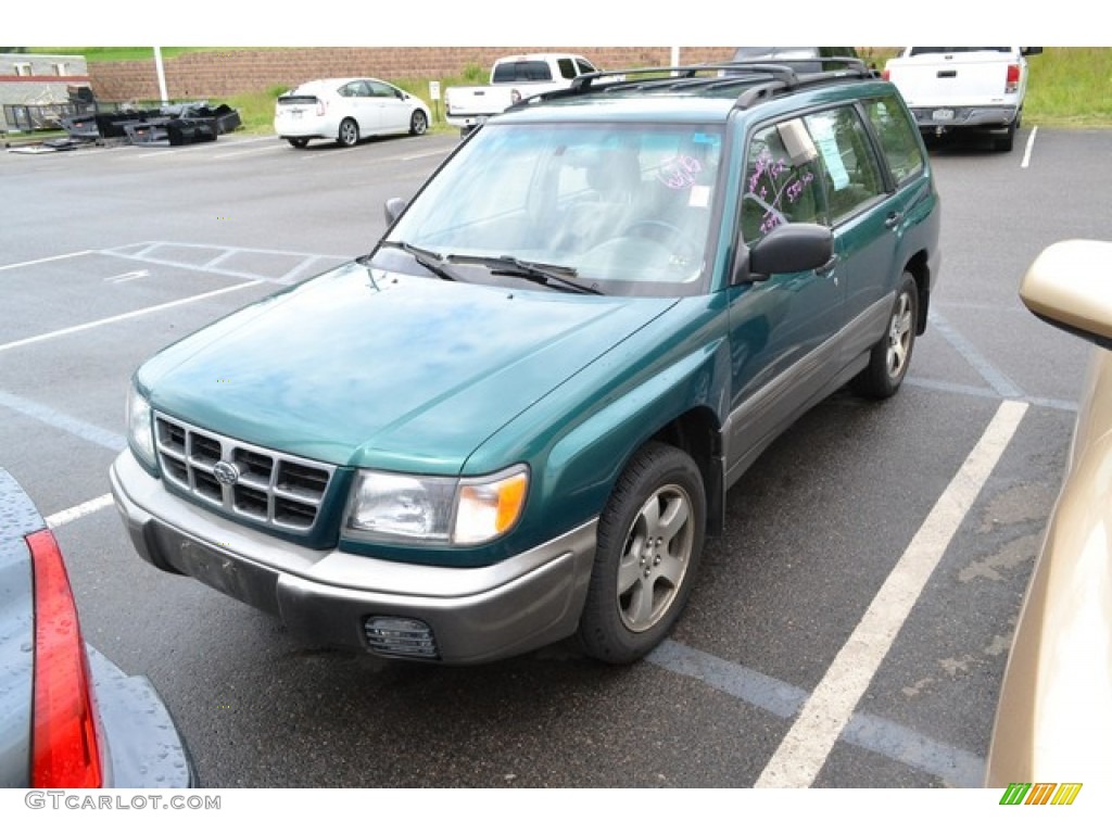 1999 Forester S - Acadia Green / Beige photo #4