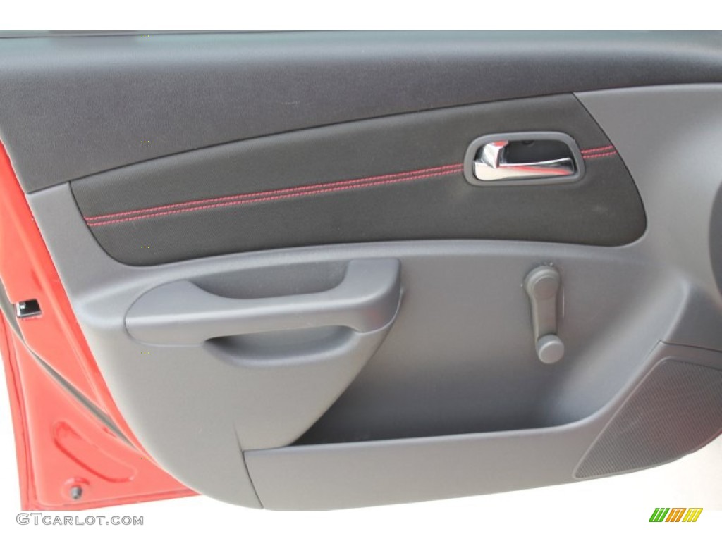2008 Rio Rio5 SX Hatchback - Tropical Red / Gray photo #13