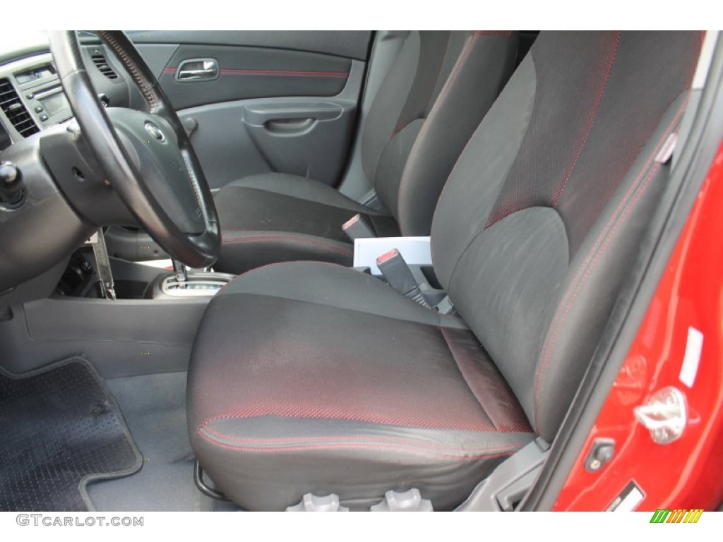 2008 Rio Rio5 SX Hatchback - Tropical Red / Gray photo #15