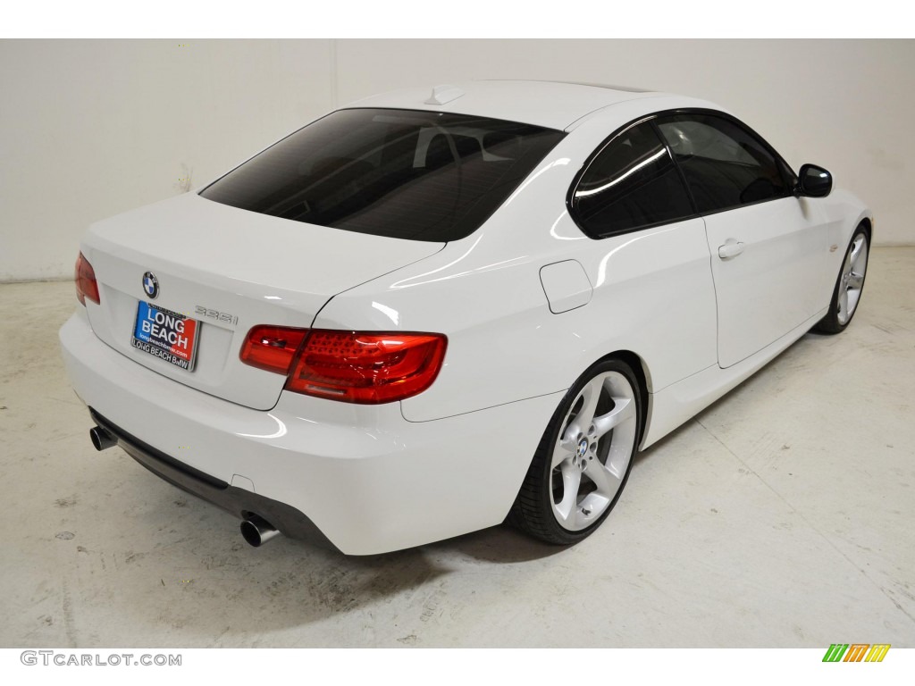 2011 3 Series 335i Coupe - Alpine White / Coral Red/Black Dakota Leather photo #5