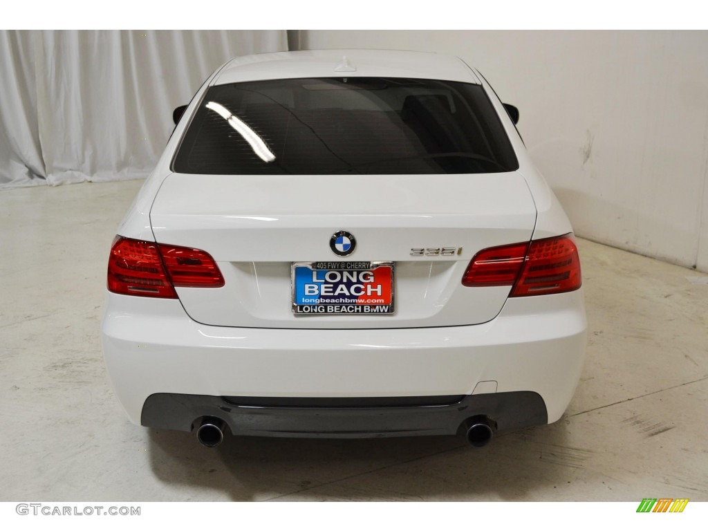 2011 3 Series 335i Coupe - Alpine White / Coral Red/Black Dakota Leather photo #7