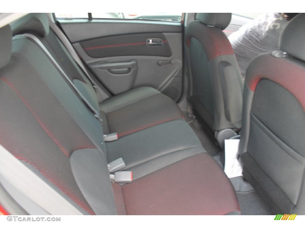 2008 Rio Rio5 SX Hatchback - Tropical Red / Gray photo #28