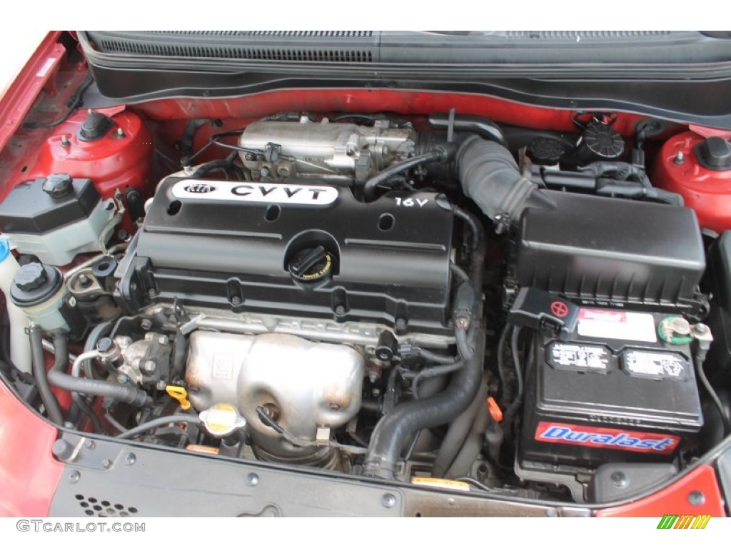 2008 Rio Rio5 SX Hatchback - Tropical Red / Gray photo #31