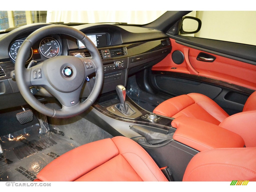 2011 3 Series 335i Coupe - Alpine White / Coral Red/Black Dakota Leather photo #12