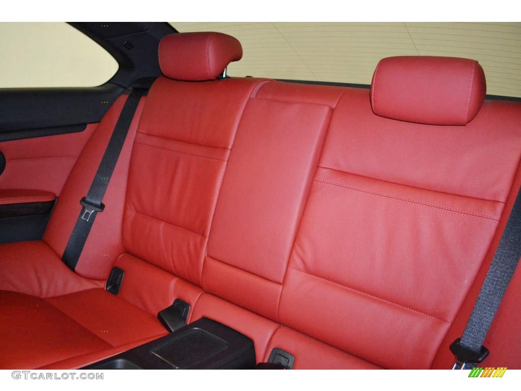 2011 3 Series 335i Coupe - Alpine White / Coral Red/Black Dakota Leather photo #15