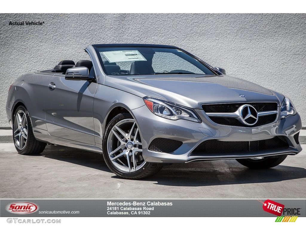 2014 E 350 Cabriolet - Paladium Silver Metallic / Black photo #1