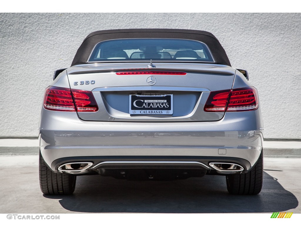 2014 E 350 Cabriolet - Paladium Silver Metallic / Black photo #3