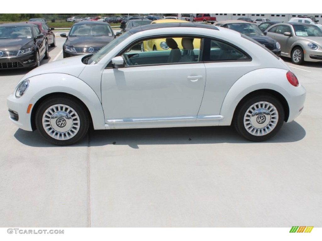 2014 Beetle 1.8T - Pure White / Beige photo #4