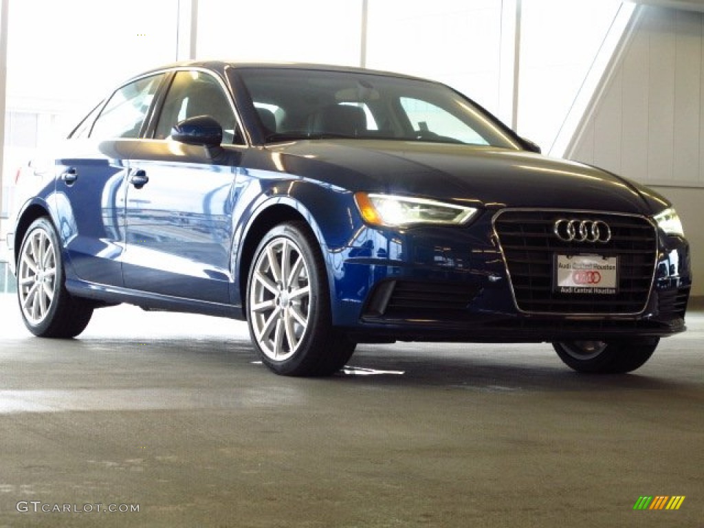 2015 A3 1.8 Premium - Scuba Blue Metallic / Black photo #1