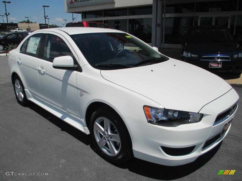 Wicked White 2014 Mitsubishi Lancer SE AWC Exterior Photo #94039495