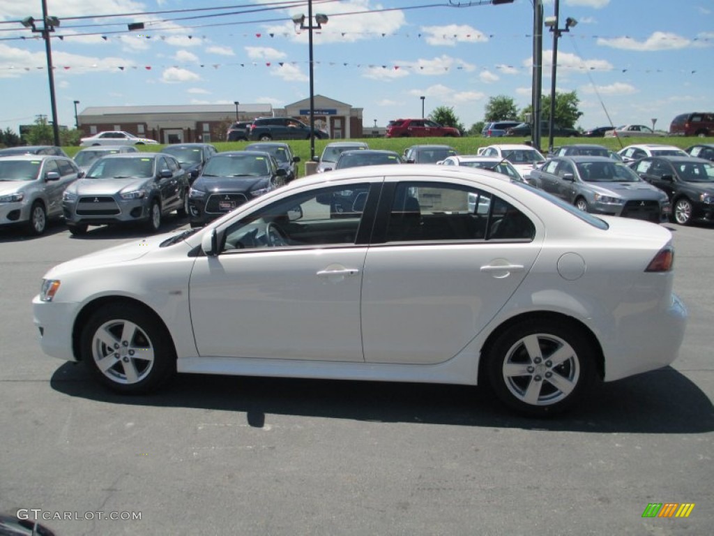 Wicked White 2014 Mitsubishi Lancer SE AWC Exterior Photo #94039561
