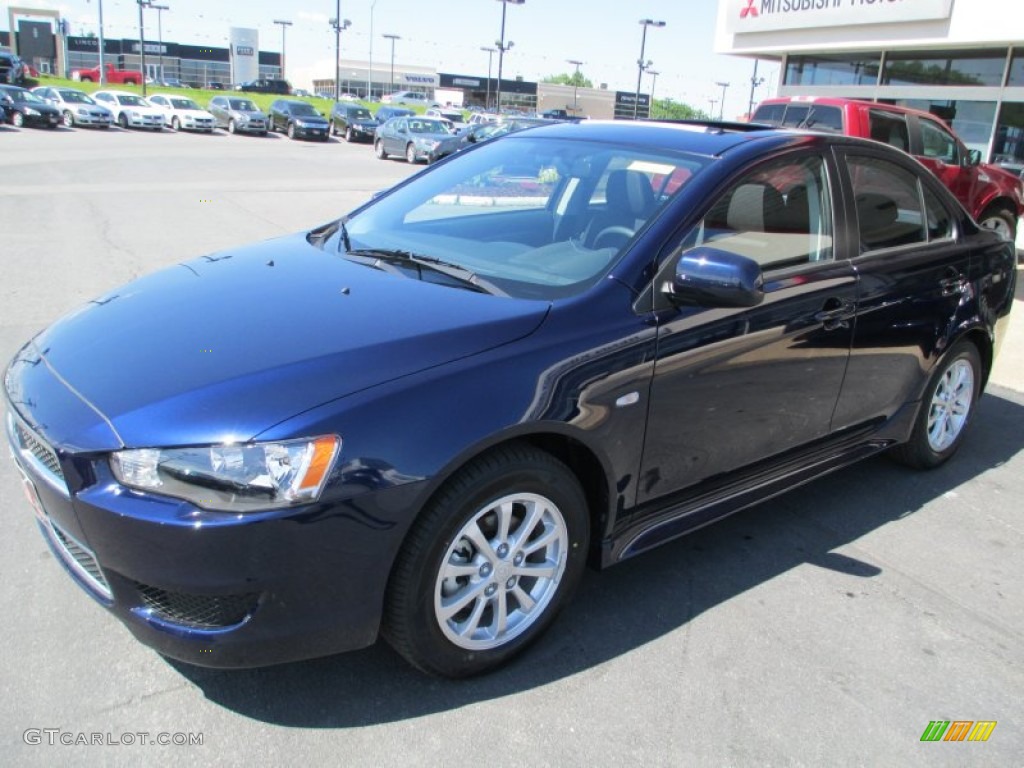 2014 Lancer ES - Cosmic Blue / Black photo #3