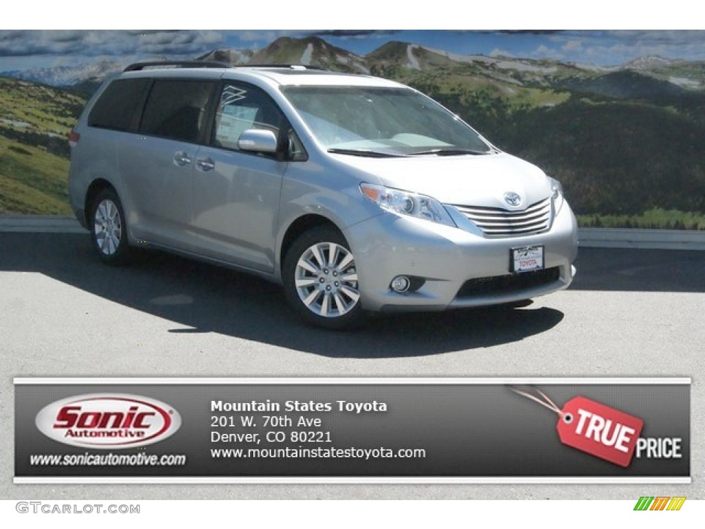 2014 Sienna Limited AWD - Silver Sky Metallic / Light Gray photo #1