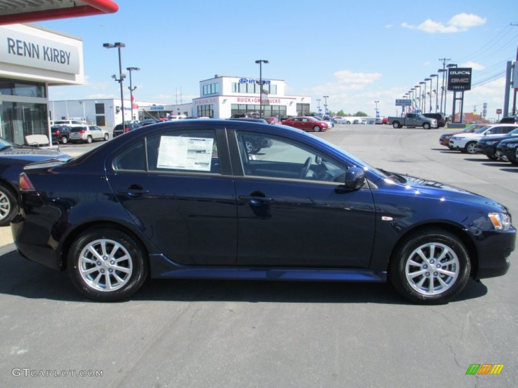 2014 Lancer ES - Cosmic Blue / Black photo #8