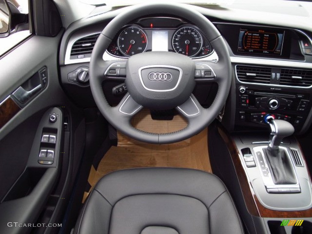 2014 Audi allroad Premium quattro Black Dashboard Photo #94041503