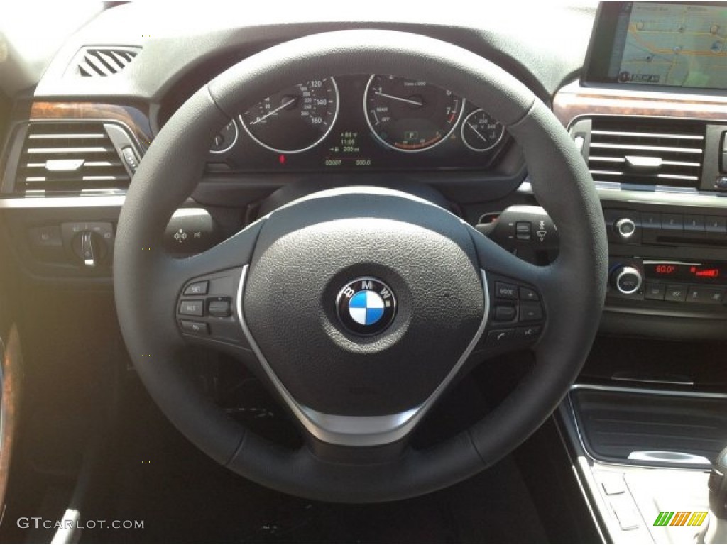 2014 3 Series 328i Sedan - Glacier Silver Metallic / Black photo #9