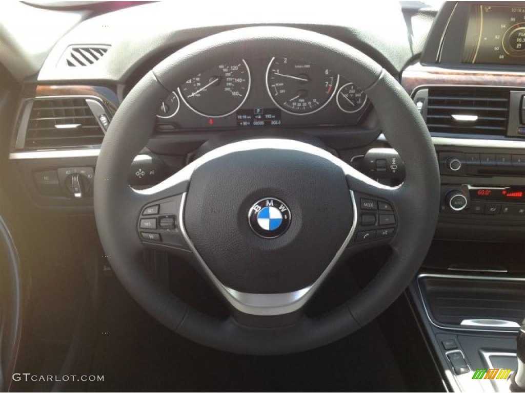 2014 3 Series 328i Sedan - Mineral Grey Metallic / Black photo #9