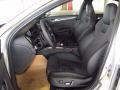 2014 Audi S4 Black Interior Front Seat Photo