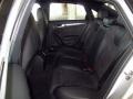 2014 Audi S4 Black Interior Rear Seat Photo