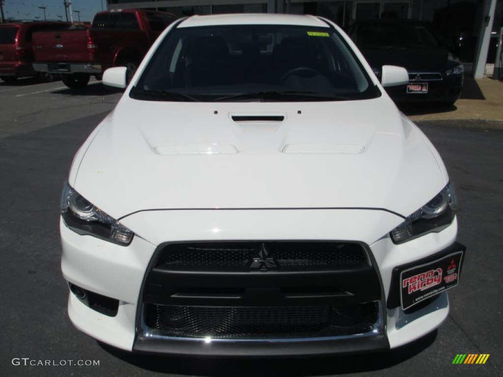 2014 Lancer Evolution MR - Wicked White / Black photo #2