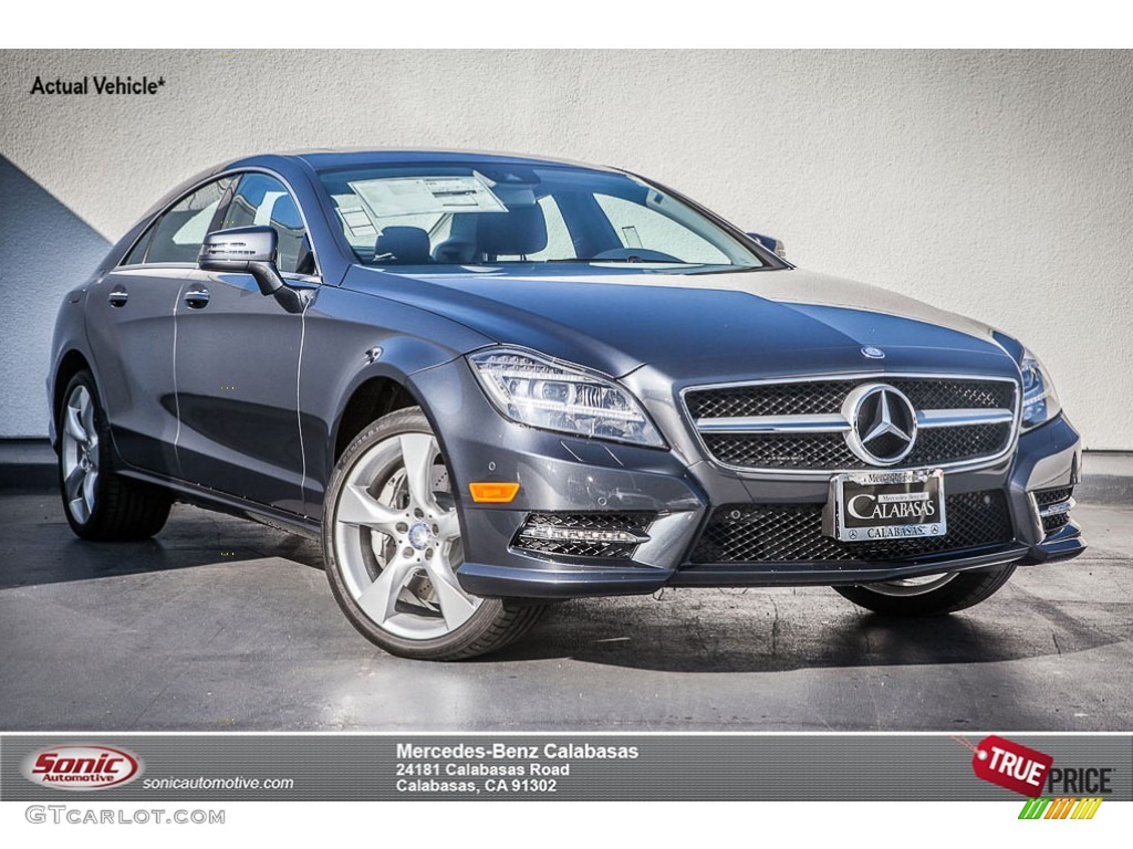 2014 CLS 550 Coupe - Steel Gray Metallic / Black photo #1