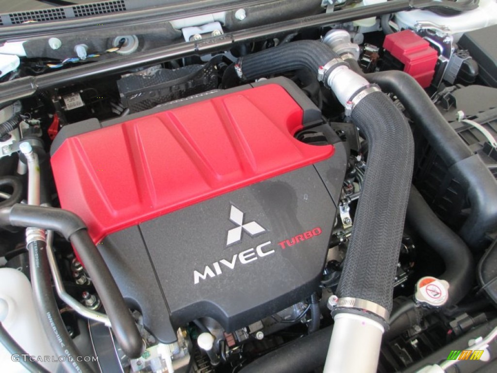 2014 Mitsubishi Lancer Evolution MR 2.0 Liter Turbocharged DOHC 16-Valve MIVEC 4 Cylinder Engine Photo #94042816