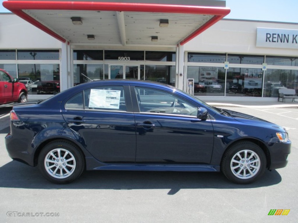 2014 Lancer ES - Cosmic Blue / Black photo #8