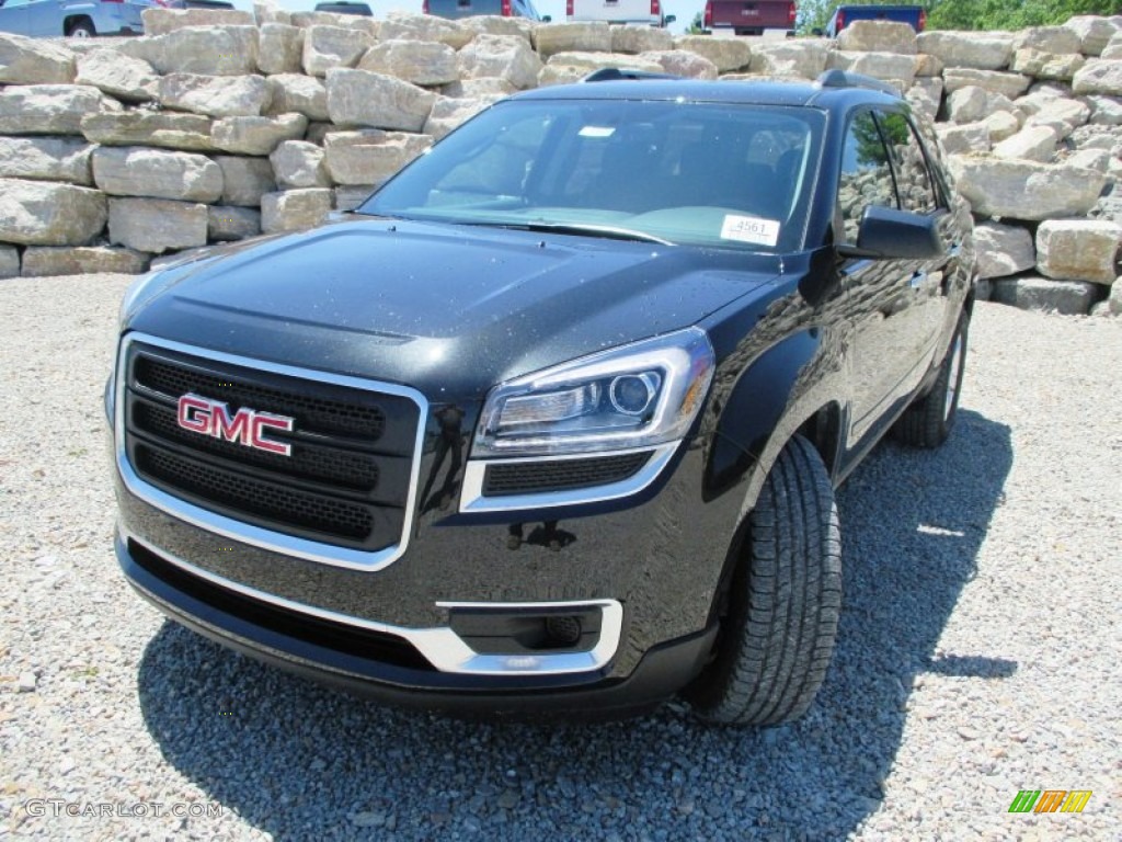 2014 Acadia SLE - Carbon Black Metallic / Ebony photo #2