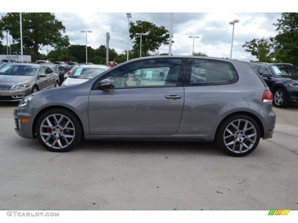 2013 GTI 2 Door - United Gray Metallic / Interlagos Plaid Cloth photo #2