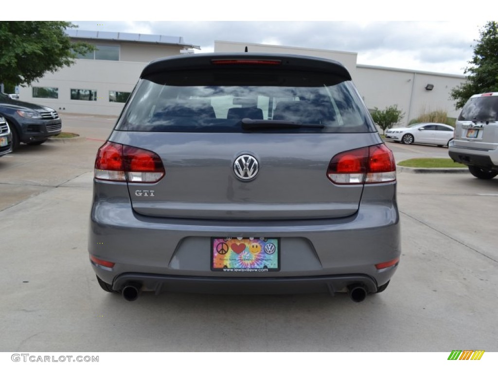 2013 GTI 2 Door - United Gray Metallic / Interlagos Plaid Cloth photo #4