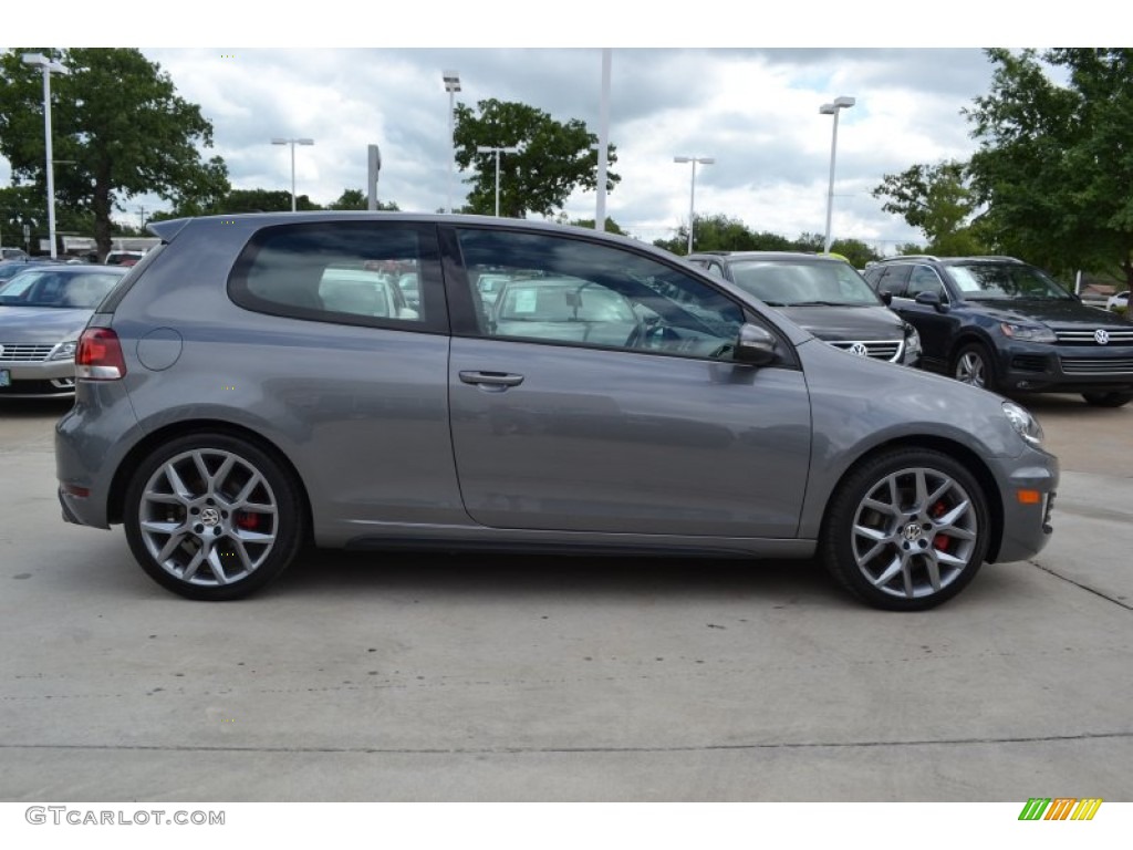 2013 GTI 2 Door - United Gray Metallic / Interlagos Plaid Cloth photo #6